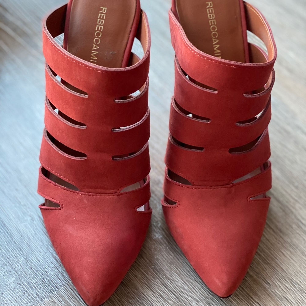 Rebeca Minkoff burnt orange heel